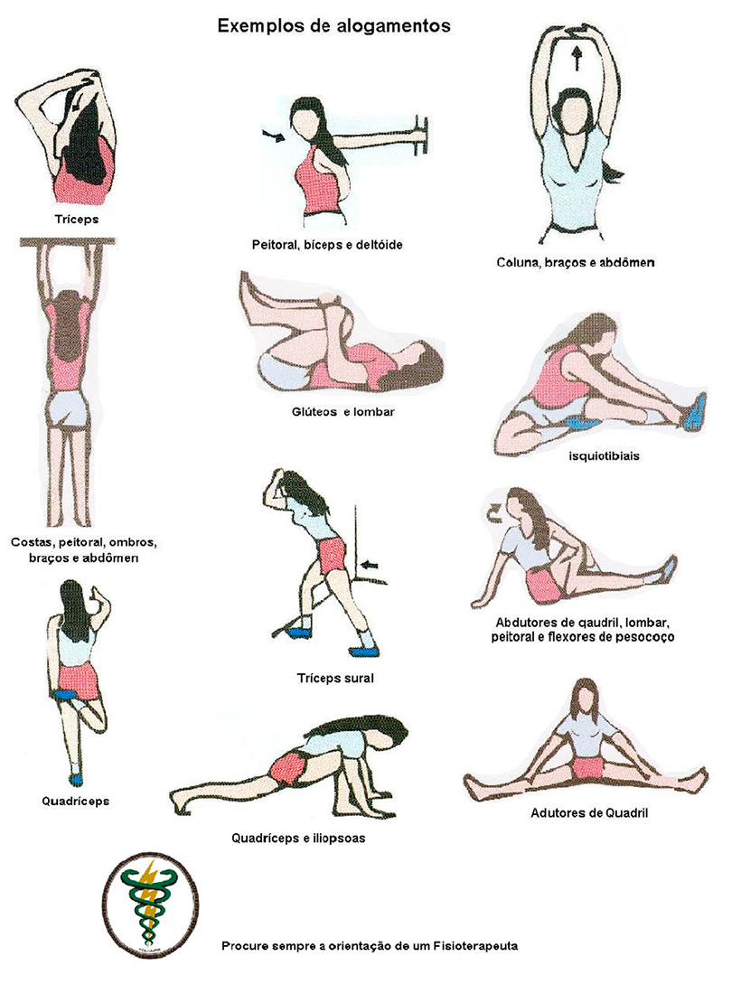 alongamento para o corpo