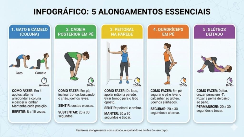 Guia Completo de Alongamentos para o Corpo Todo