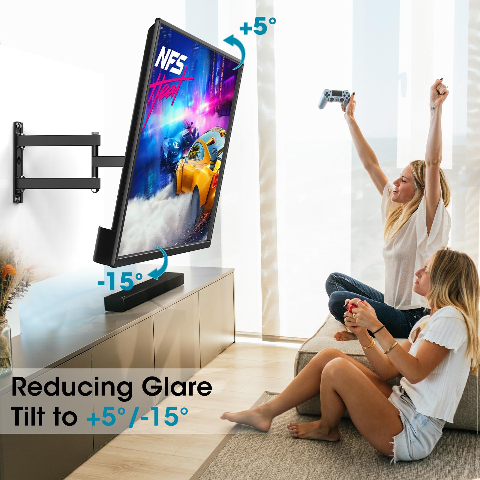 altura ideal centro da tela tv sala