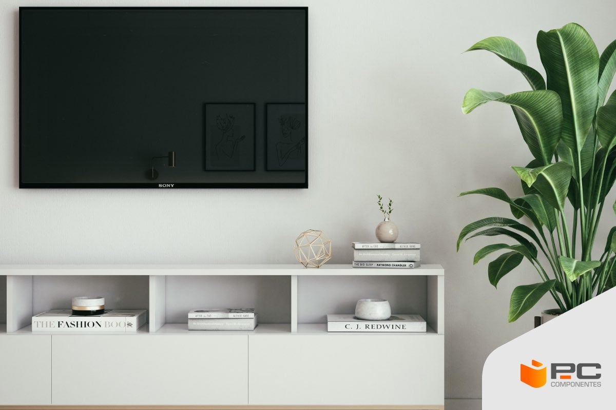 qual a altura certa para instalar a TV