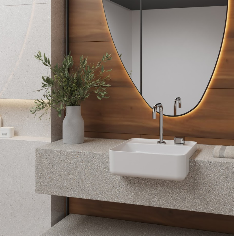 ideias altura bancada banheiro moderna