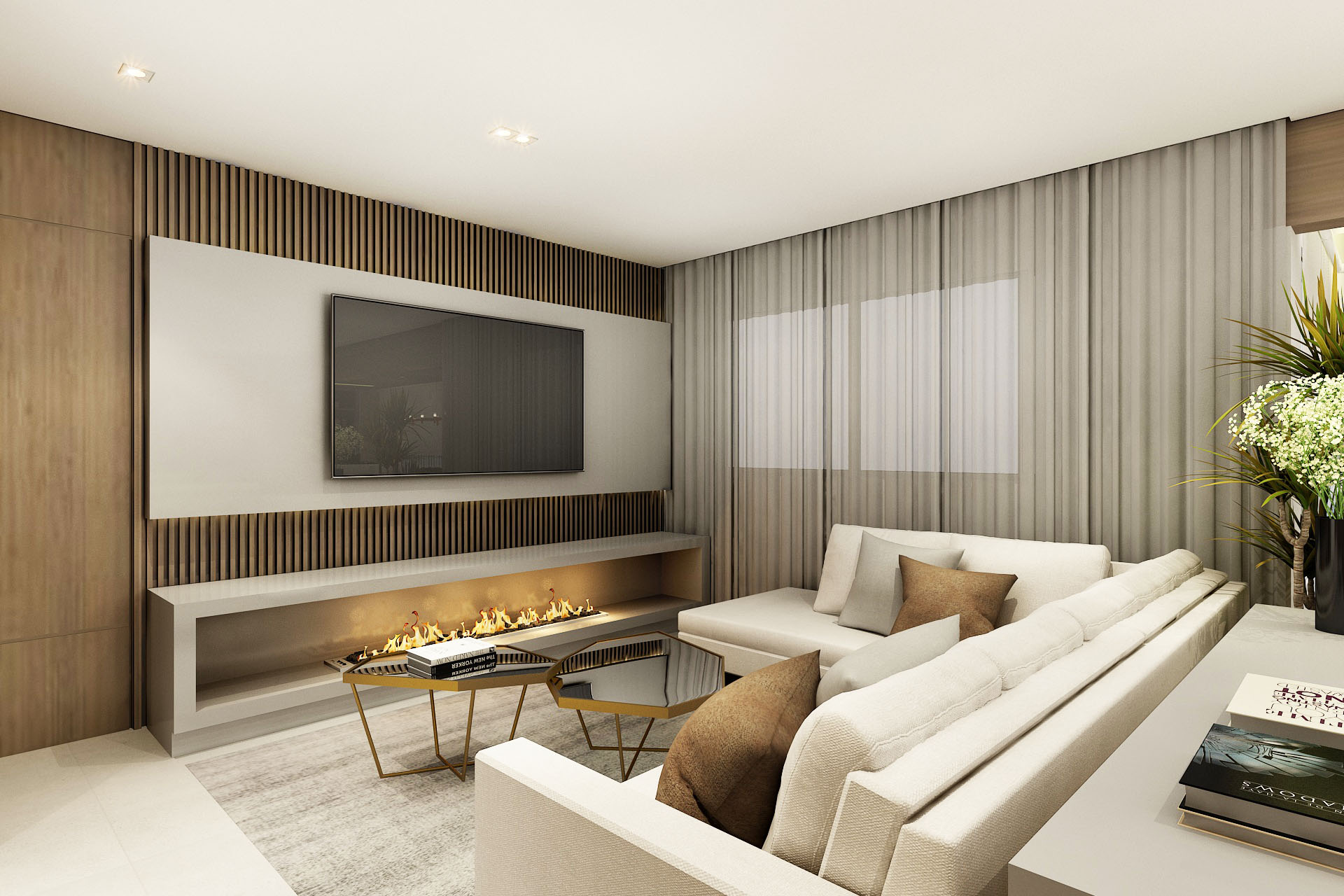 qual a altura certa para colocar a TV