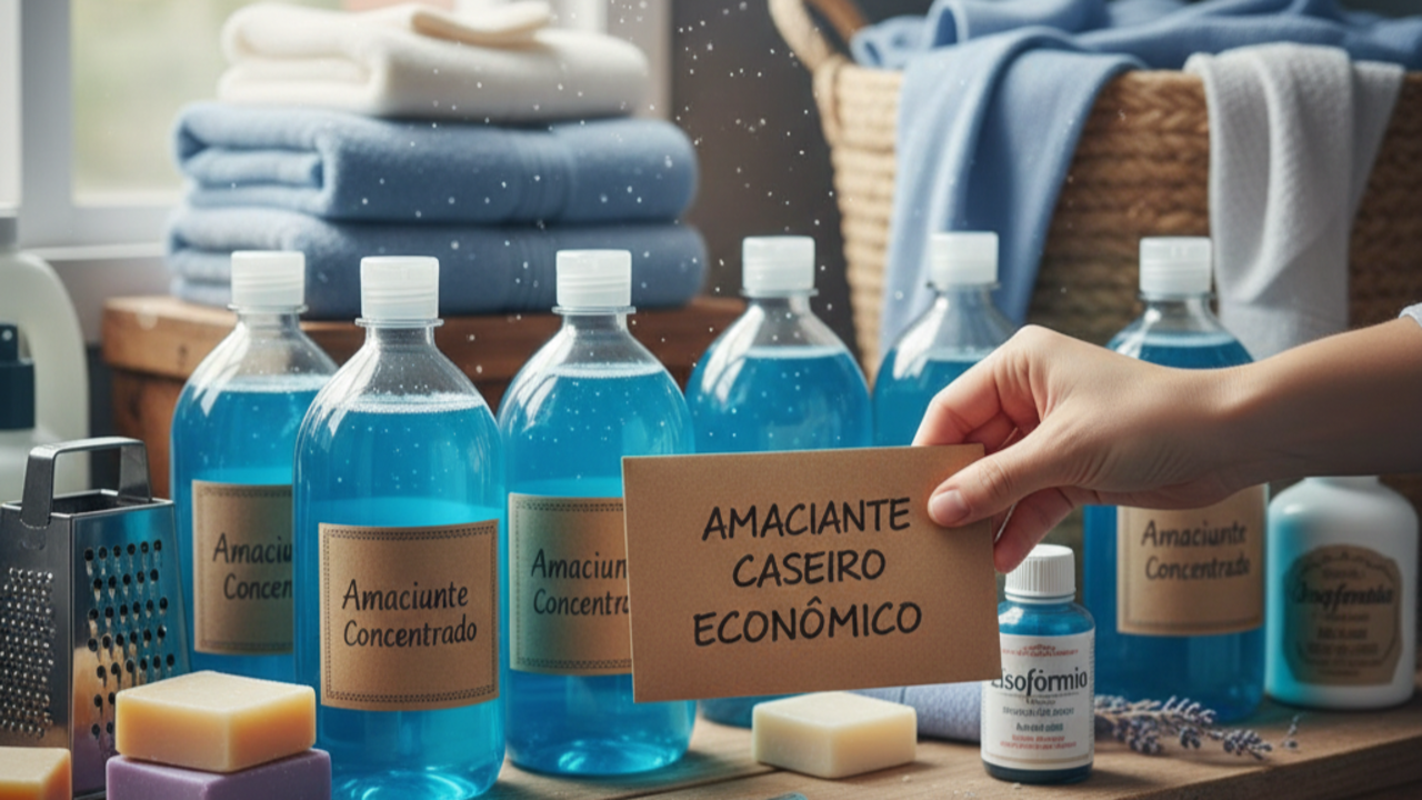 amaciante caseiro funciona