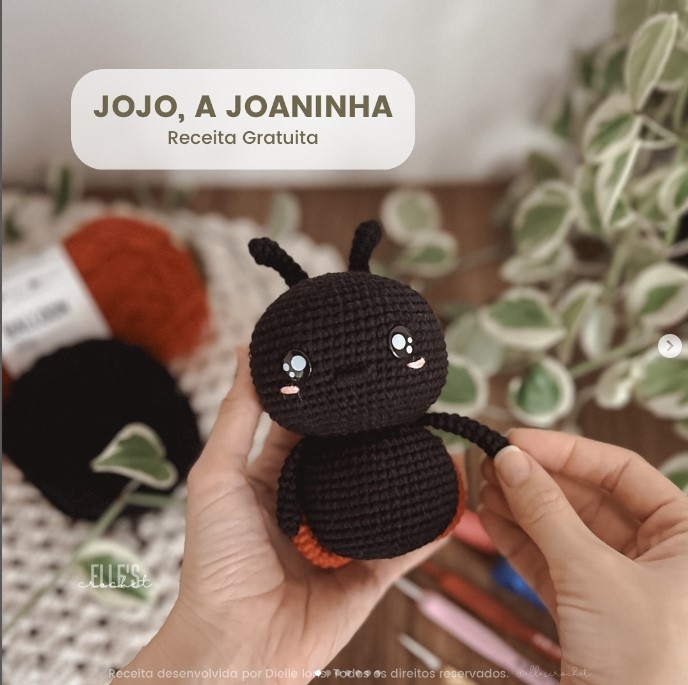 amigurumi joaninha