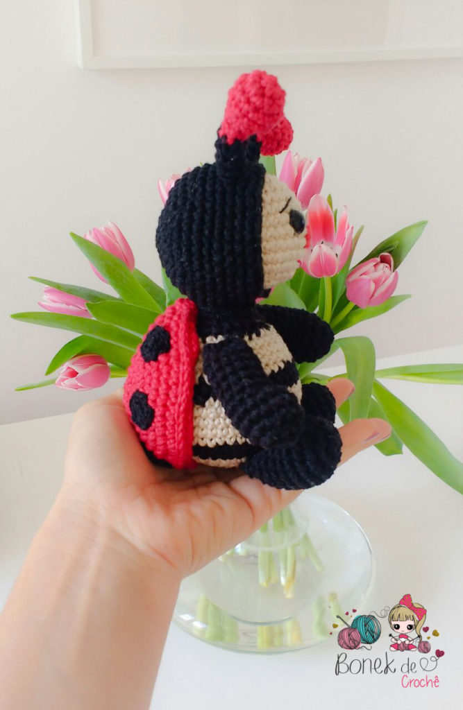 amigurumi joaninha