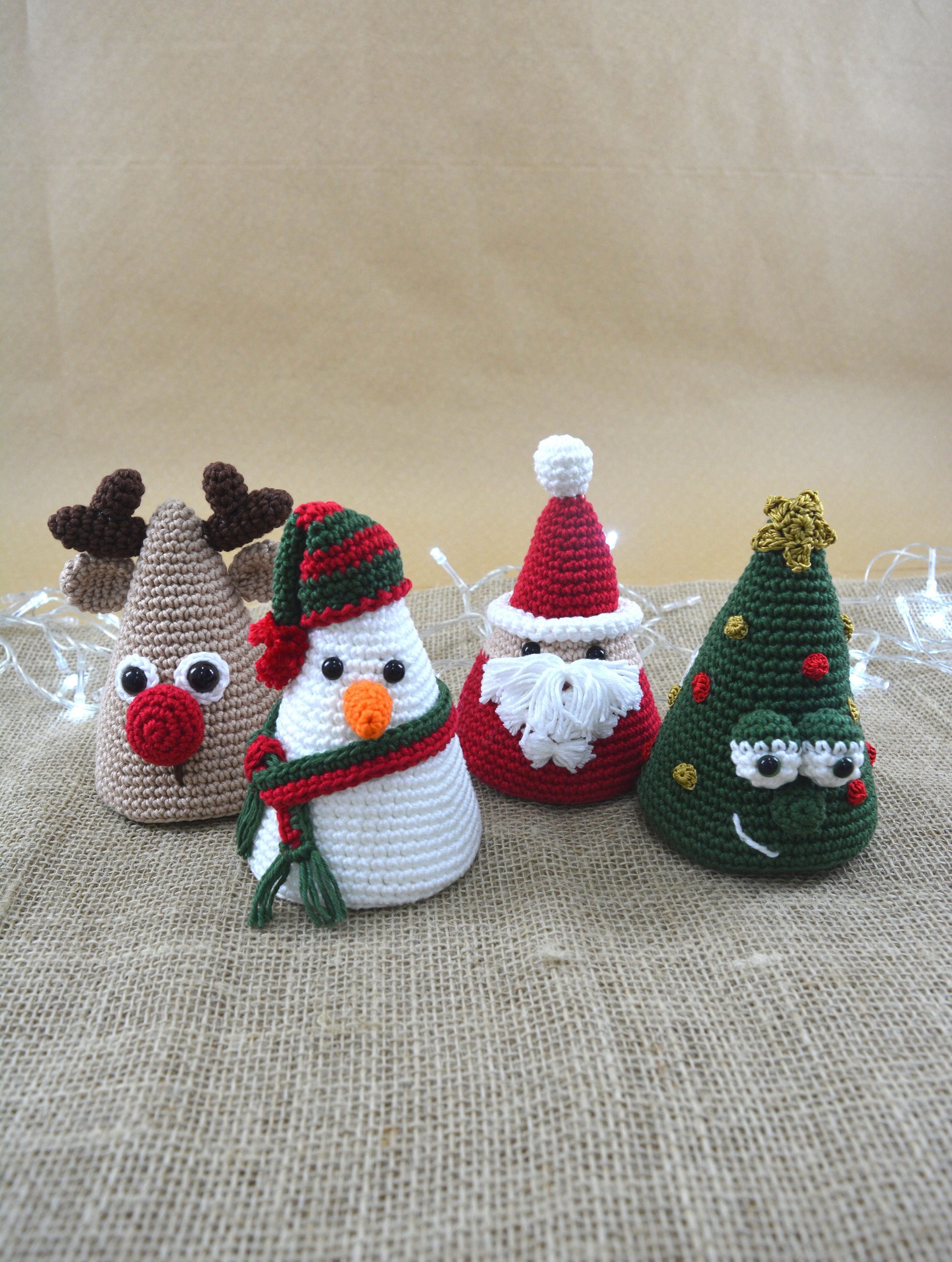 Como fazer Papai Noel de Amigurumi passo a passo