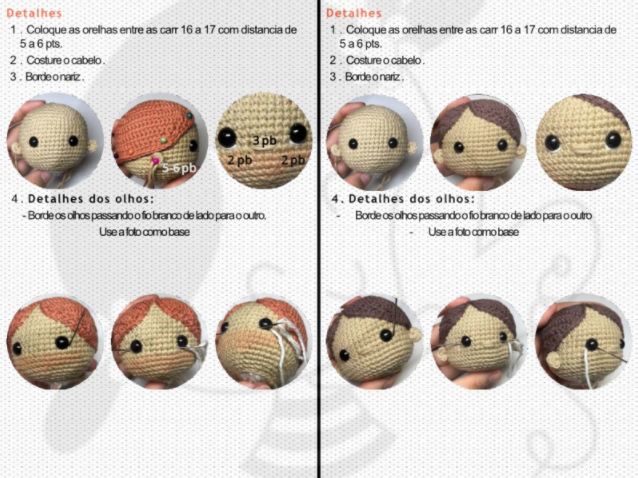 como fazer bonecos de crochê amigurumi