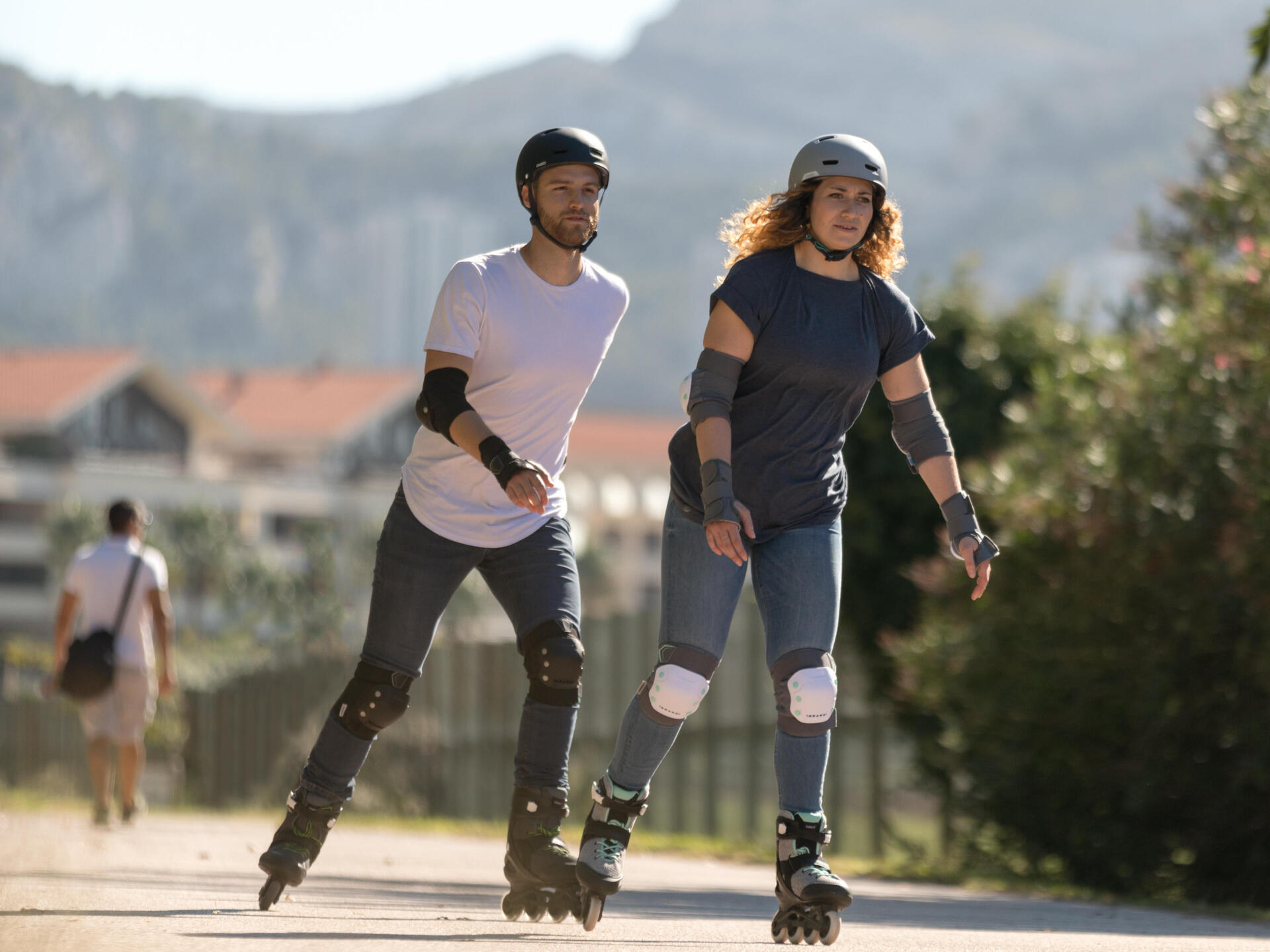 Andar De Patins Engrossa As Pernas