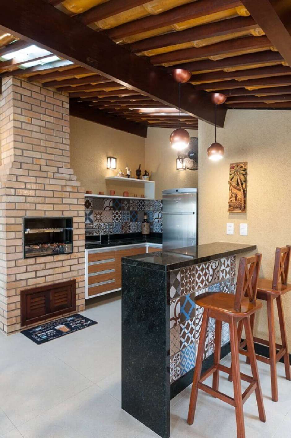 como otimizar espaço área gourmet compacta