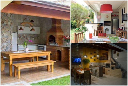 ideias decoração varanda gourmet pequena funcional