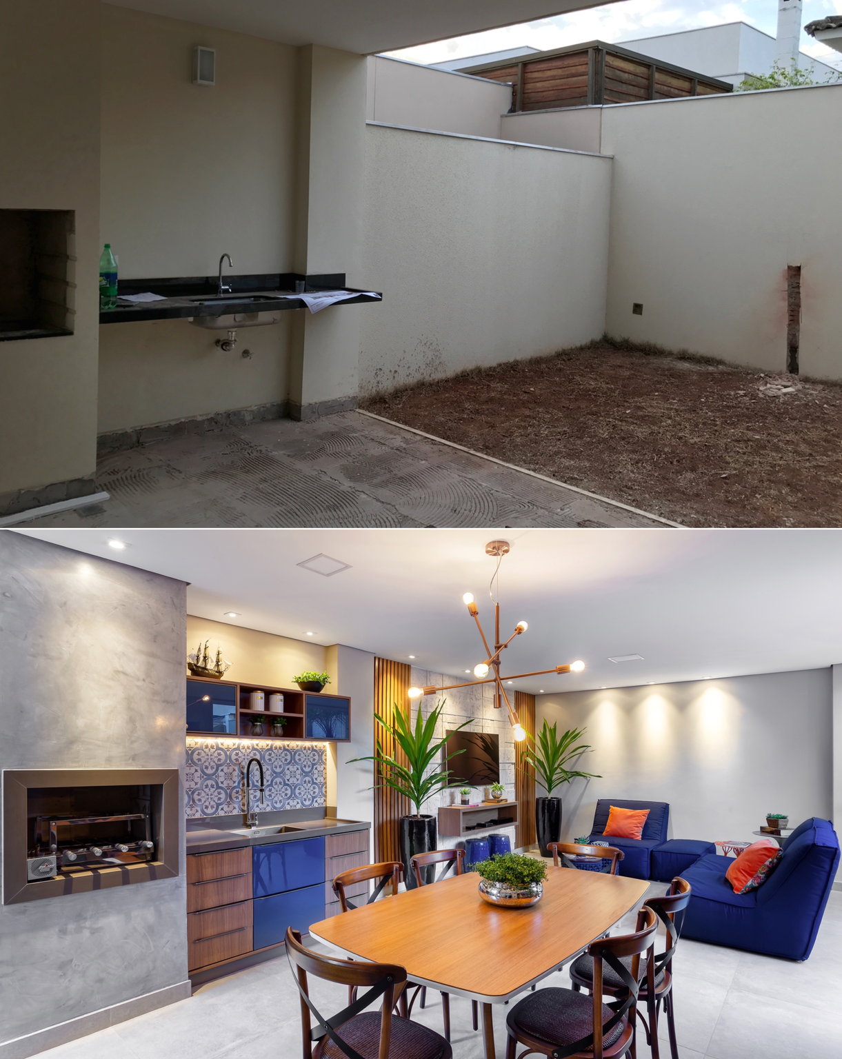 custo reforma área gourmet apartamento pequeno