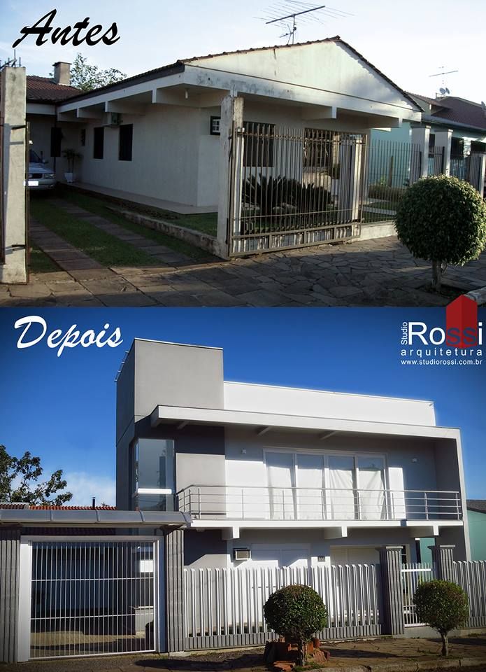 antes e depois pintura de fachada