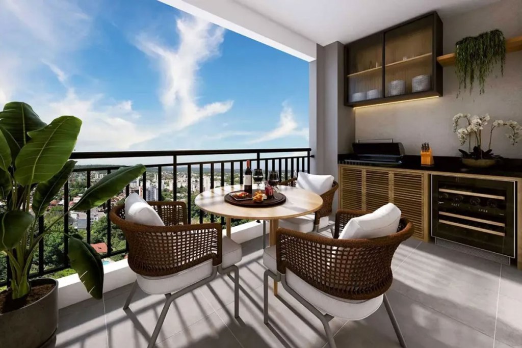 ideias de varanda gourmet para apartamentos pequenos