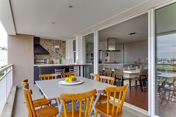 antes e depois varanda gourmet apartamento