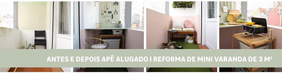 antes e depois varanda gourmet apartamento