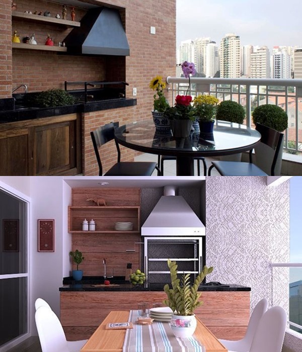 antes e depois varanda gourmet apartamento