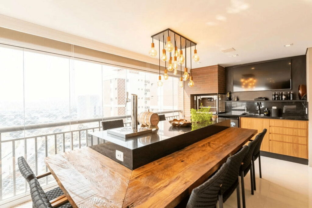 ideias de varanda gourmet para apartamentos pequenos