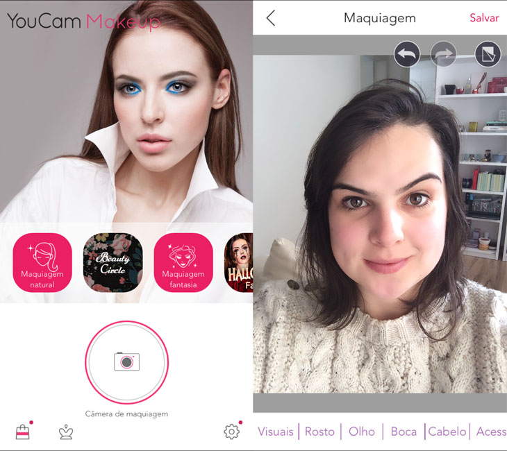 Aplicativo Maquiagem Online