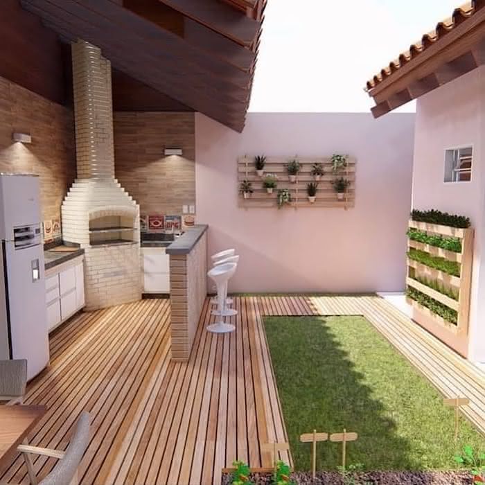 Rústico-Chique: Como Combinar o Estilo Campestre com Toques Modernos na Área Gourmet