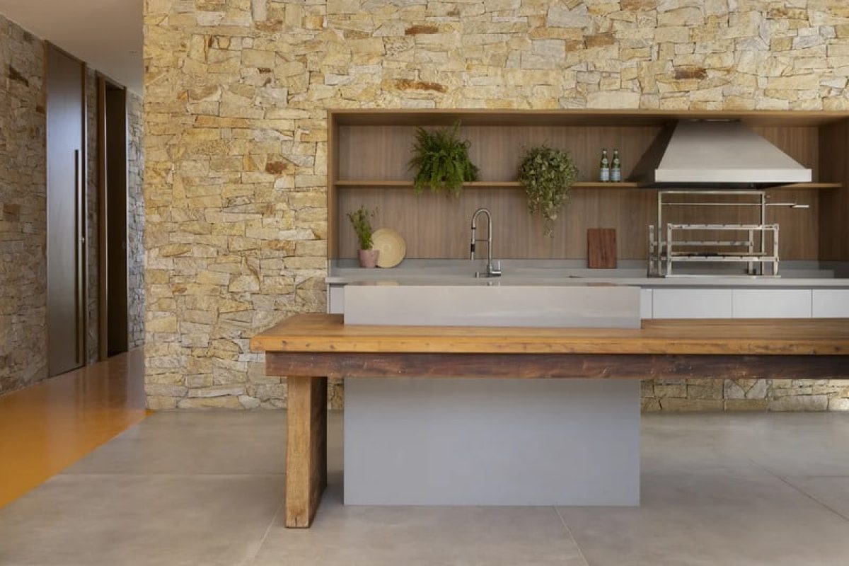 Área Gourmet Rústica Pequena: Otimizando Espaços em Apartamentos e Varandas