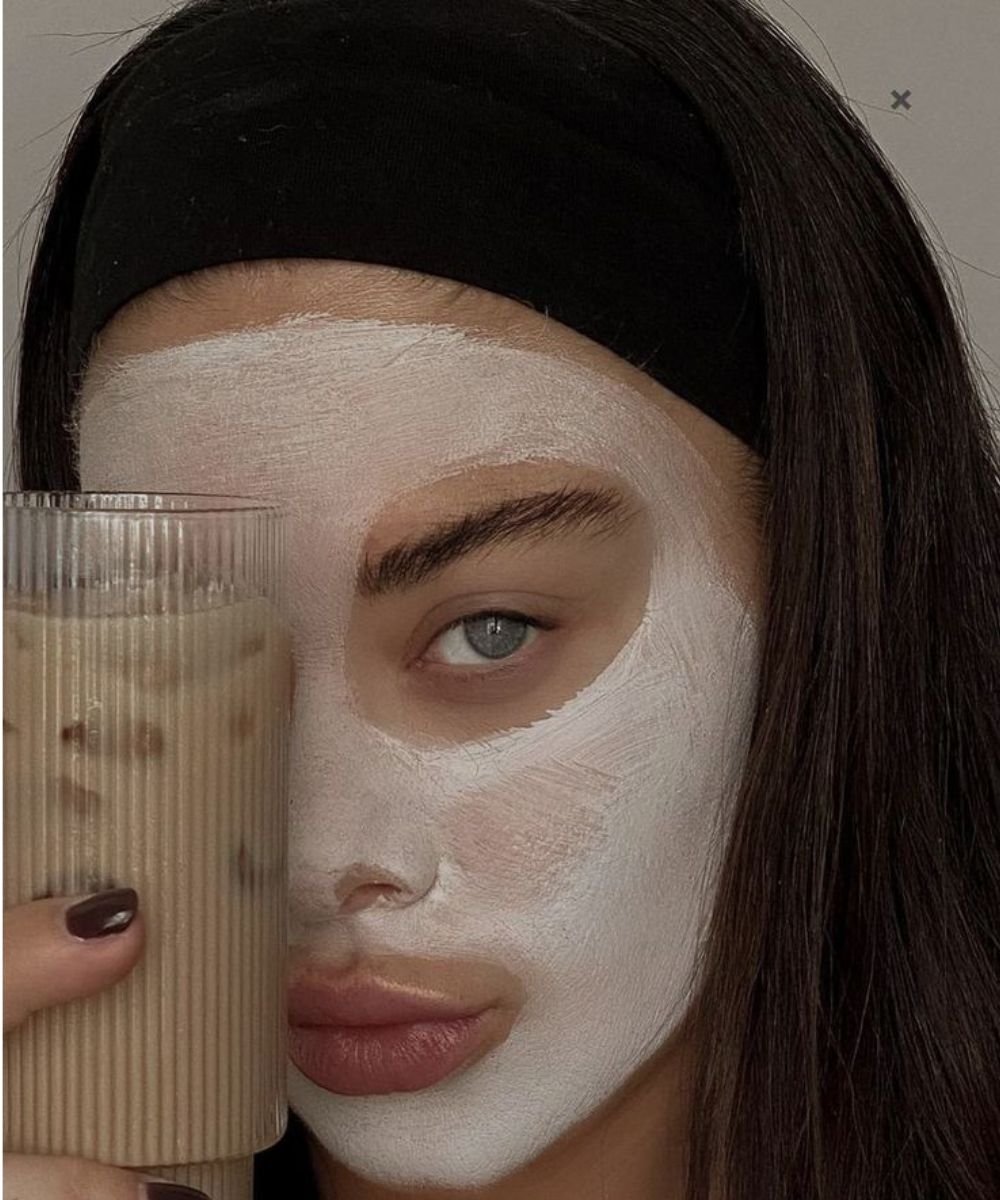 máscara de argila branca para melasma