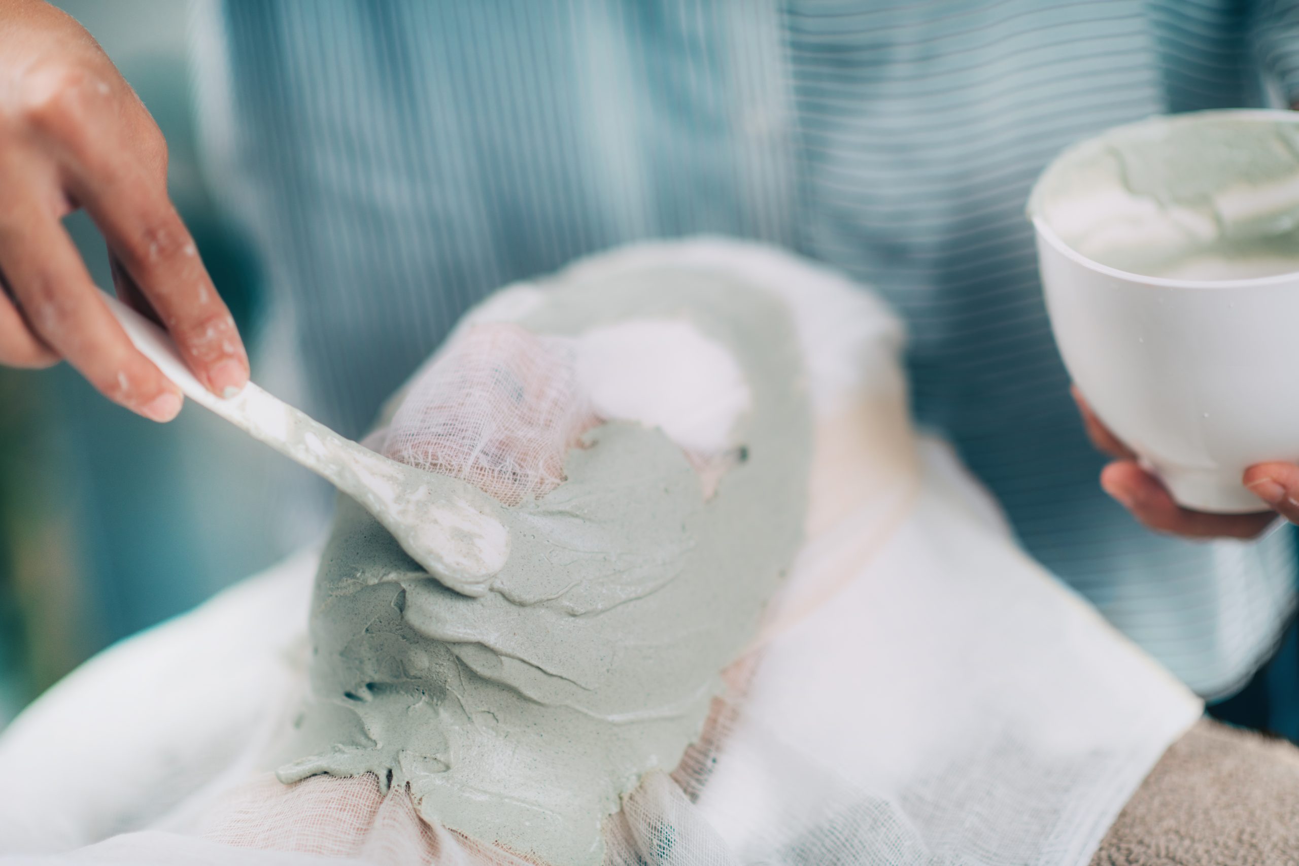 argilas para o corpo