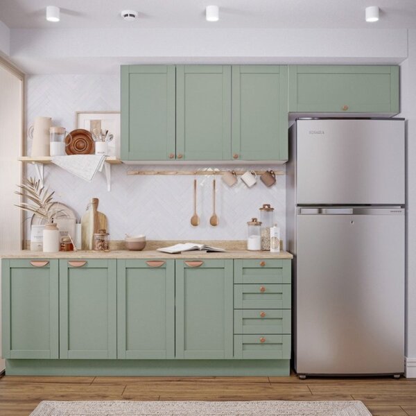 melhores armários de cozinha de aço para casas pequenas