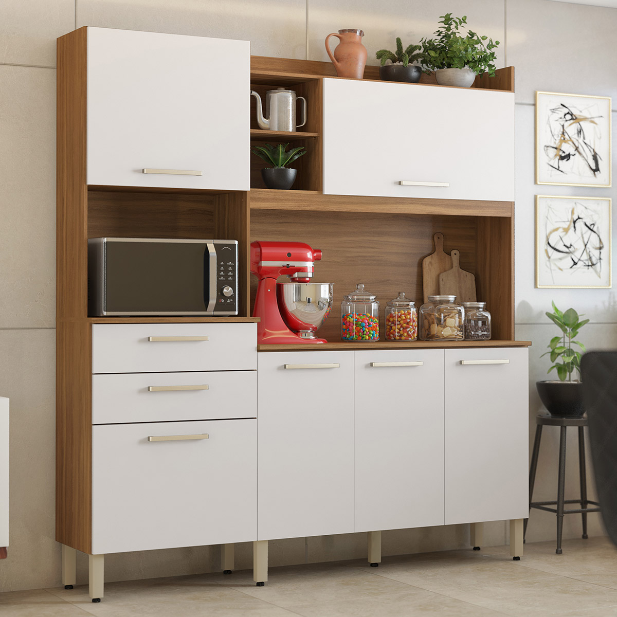 armario de cozinha pequeno