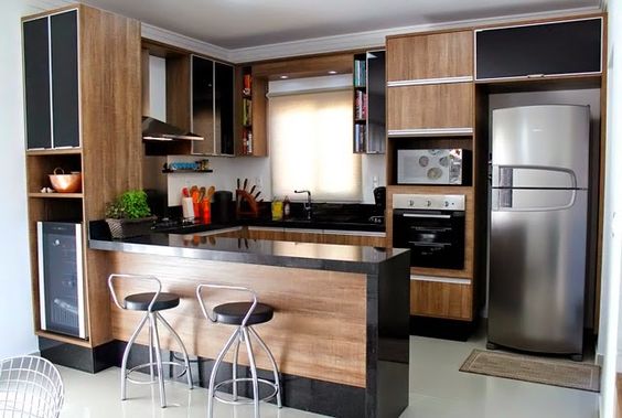 melhores materiais para armários de cozinha