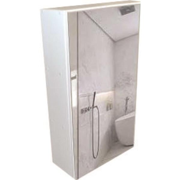 armário de banheiro com espelho e gabinete