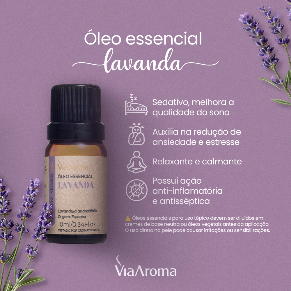 como usar óleo de lavanda para dormir melhor