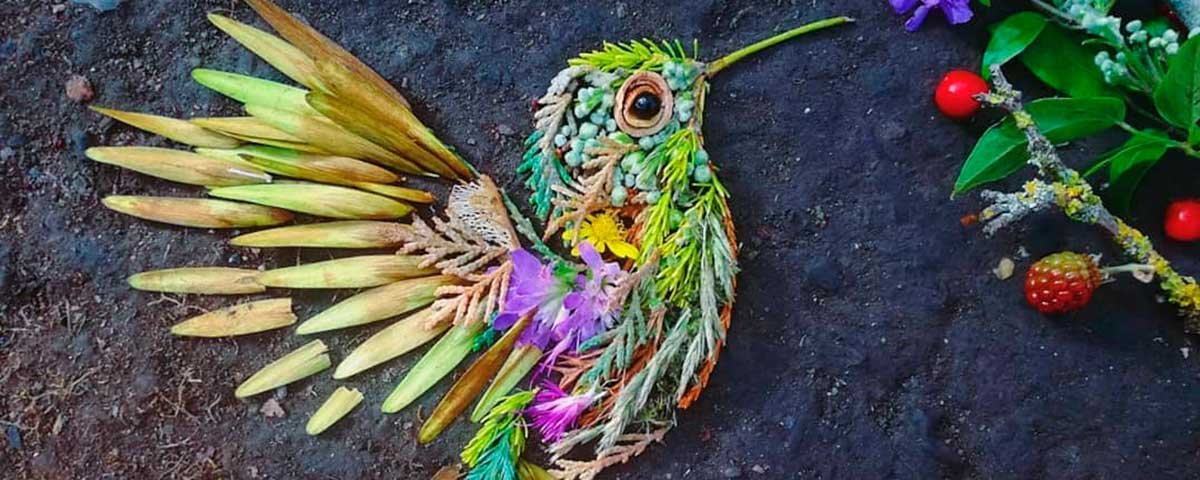 materiais para arte ecológica