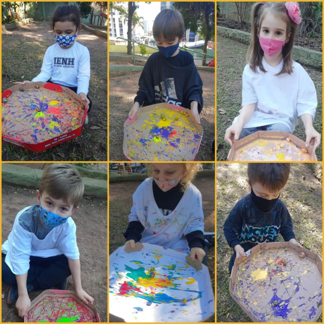 arte com elementos naturais