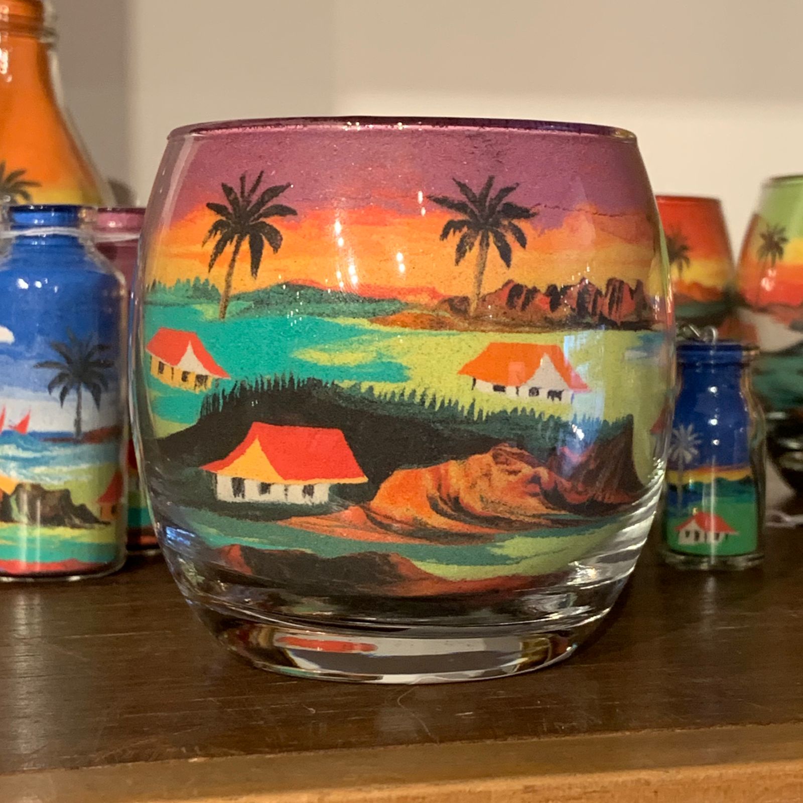 diy areia colorida para decoração