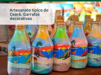 técnicas de artesanato com areia colorida