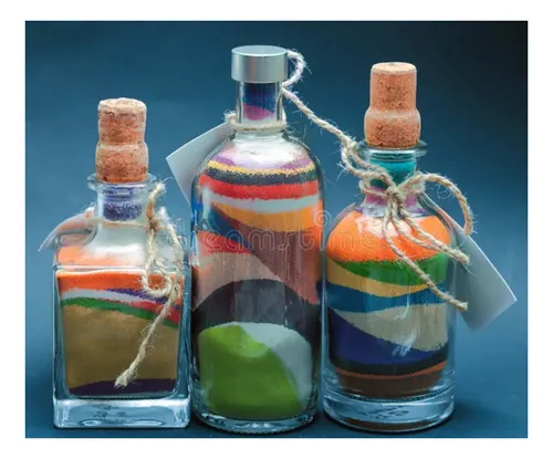 pintura com areia colorida em tela