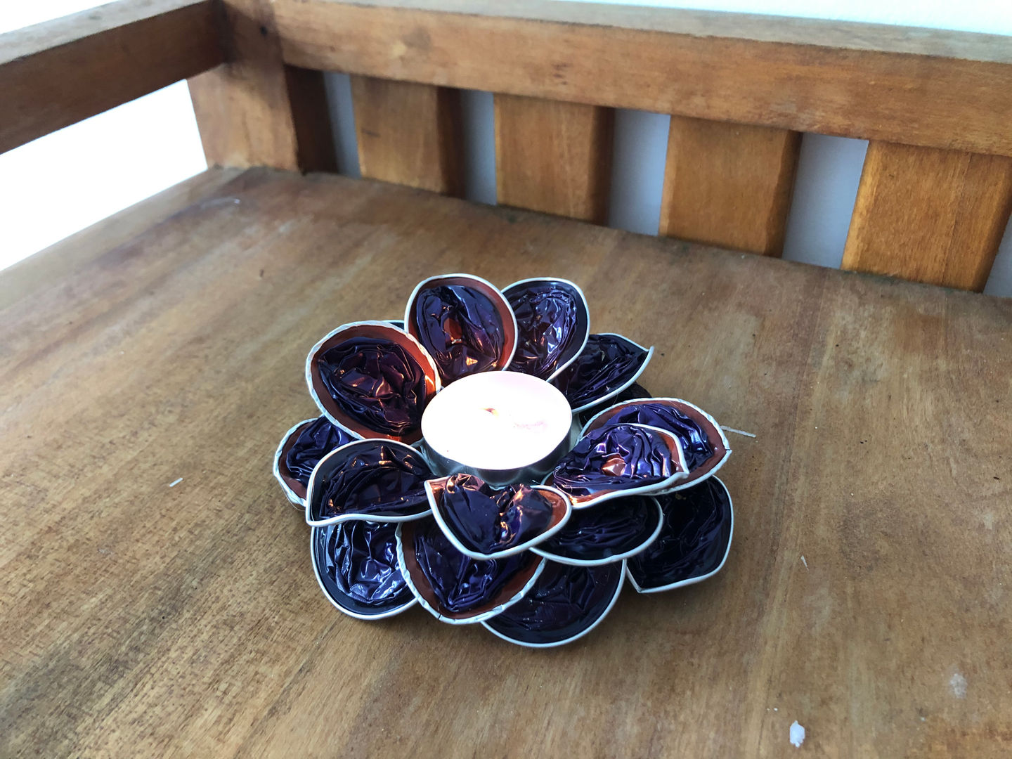 artesanato com cápsulas de café