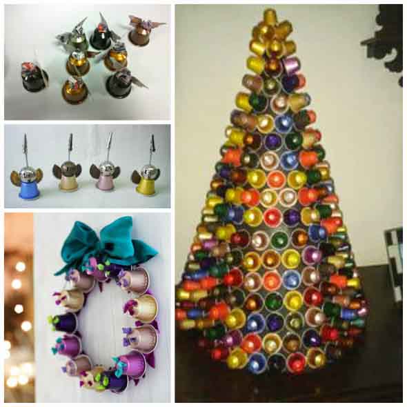 artesanato com cápsulas de café