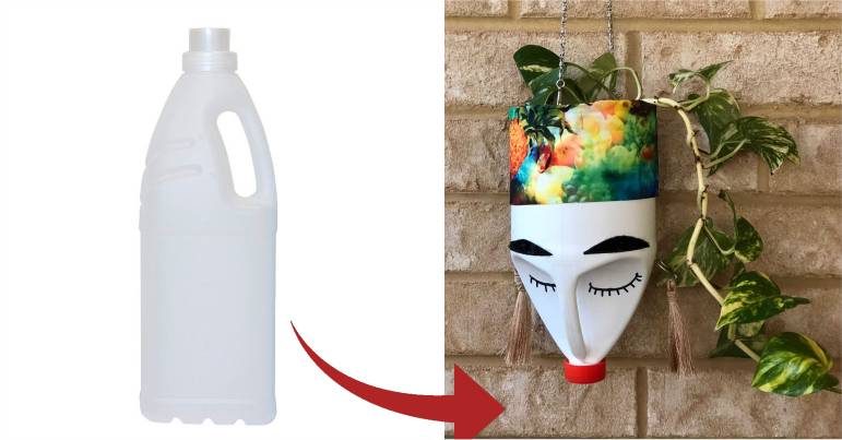 artesanato com embalagens de amaciante