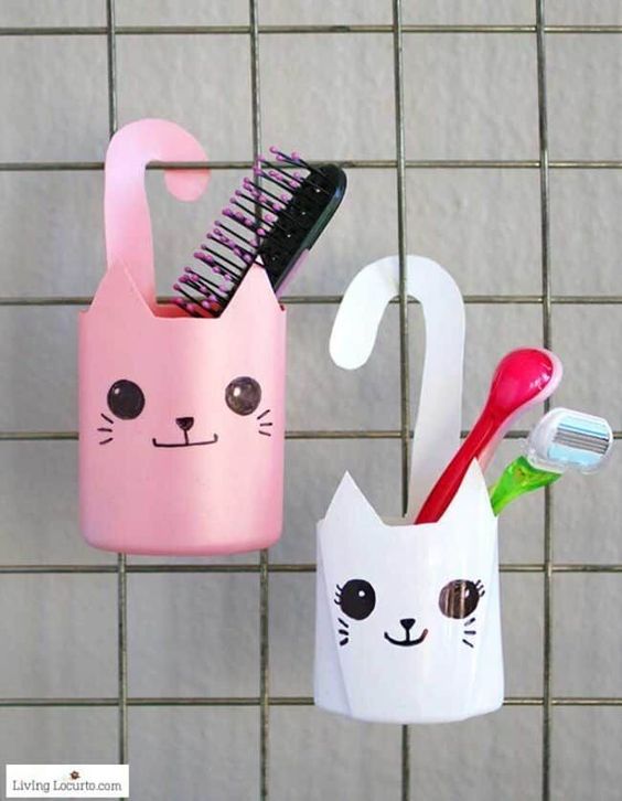 artesanato com embalagens de shampoo