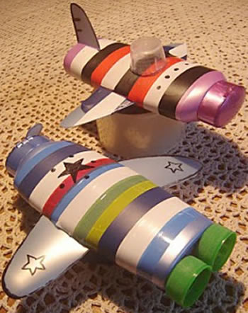 artesanato com embalagens de shampoo