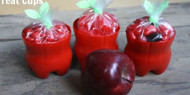 Decoração de Mesa Infantil com Garrafas PET: Vasos e Centros de Mesa