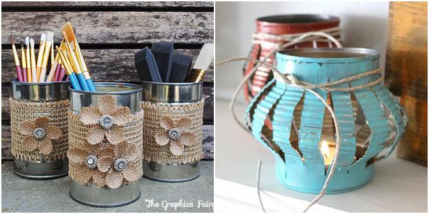 Transforme Latas em Miniaturas e Objetos Úteis: Inspirações e Tutoriais