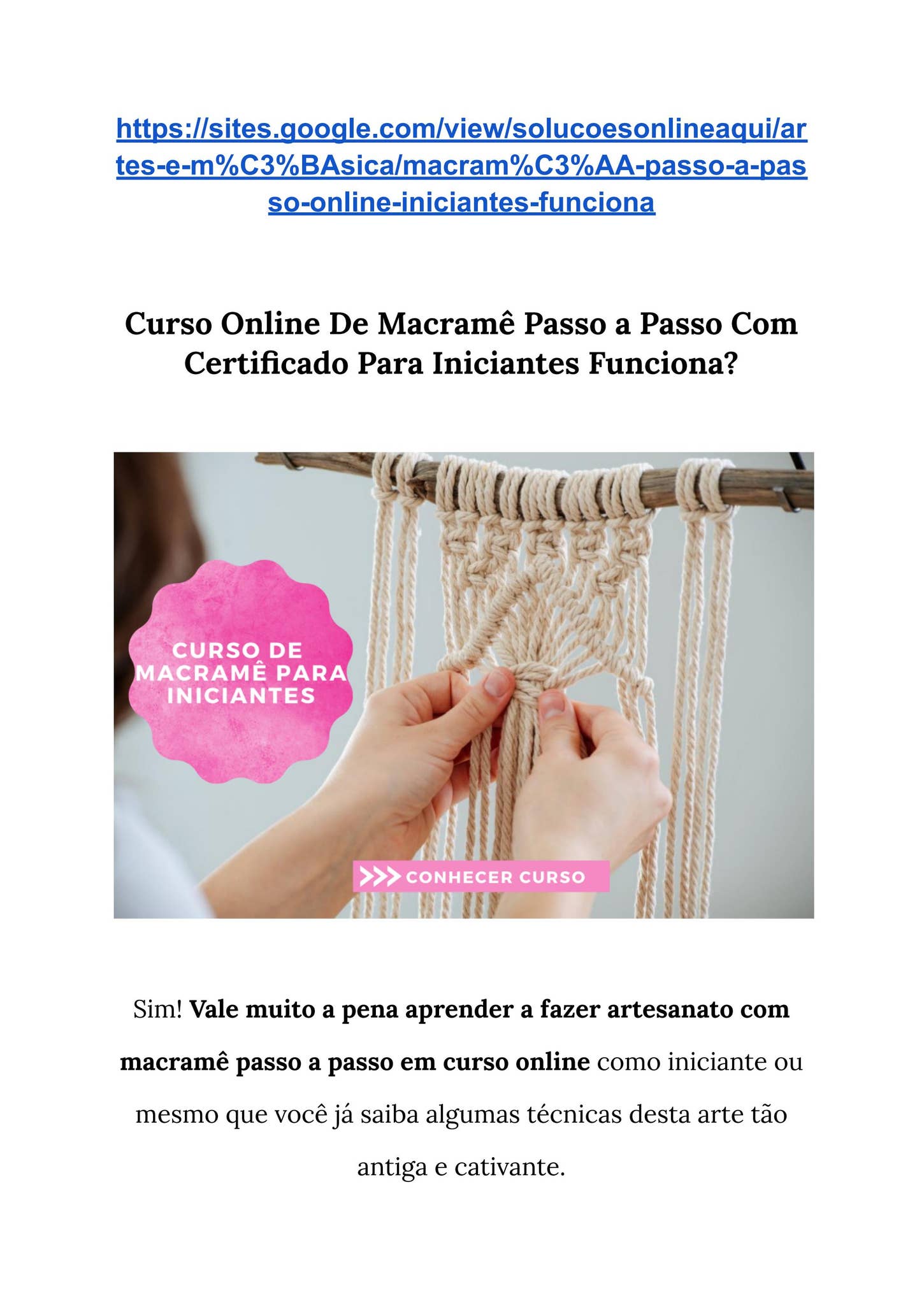 materiais essenciais para começar no macramê