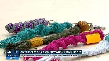 artesanato com macrame para adolescentes