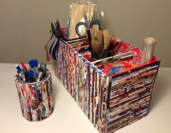 Transforme sua Casa: 10 Projetos de Decoração com Revistas Recicladas