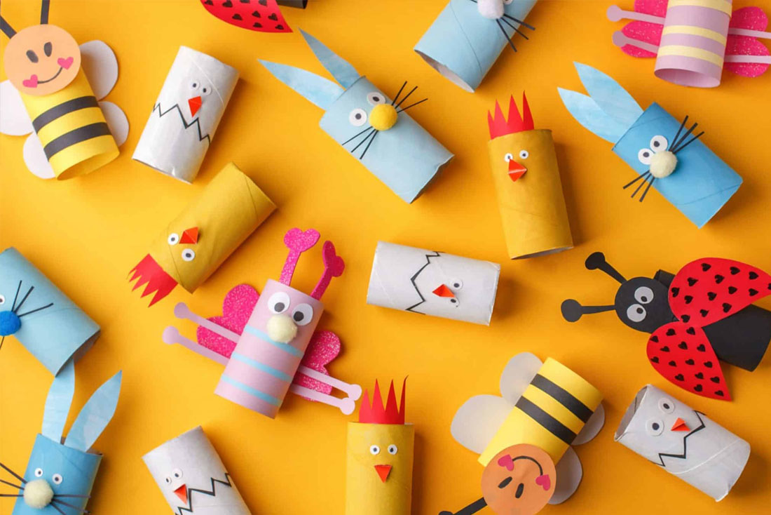 Transforme Rolos de Papel em Diversão: Ideias Criativas