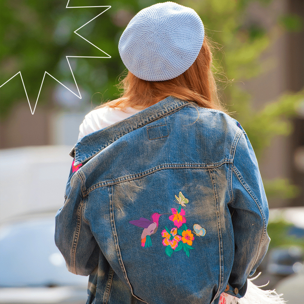 artesanato de upcycling de roupas