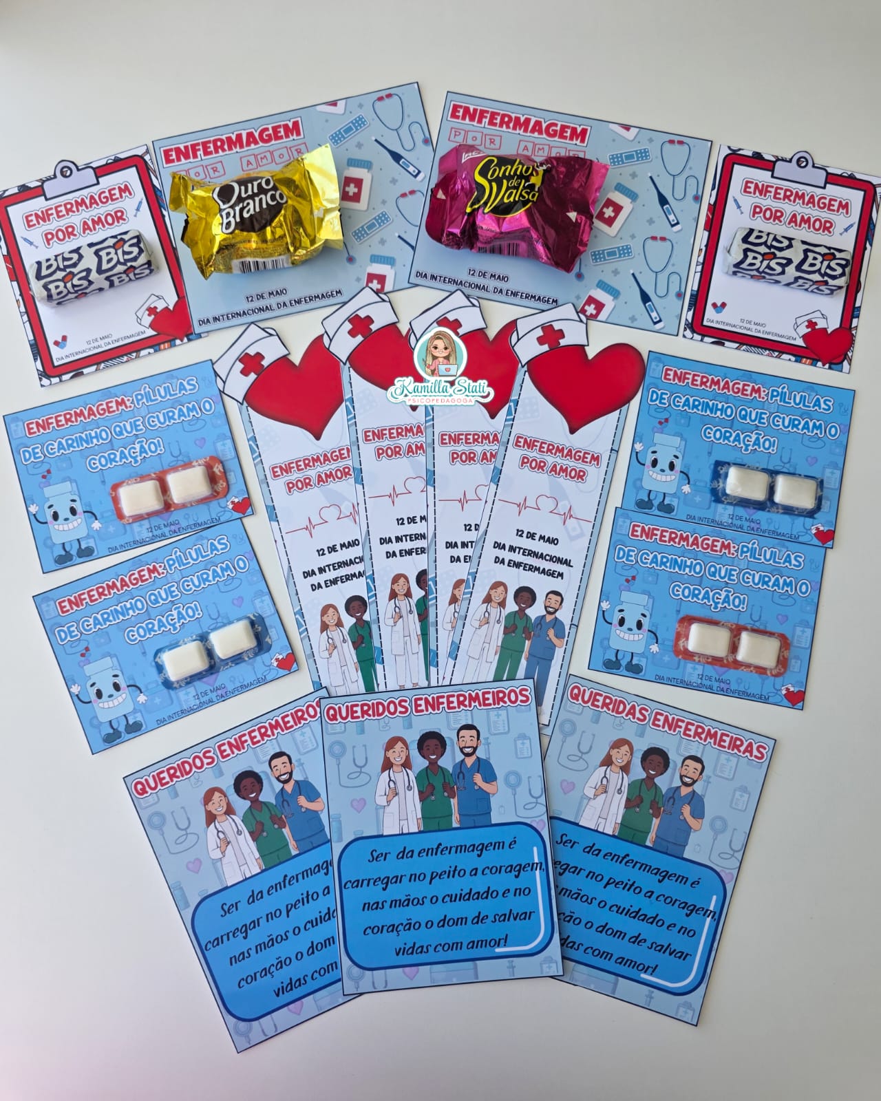 artesanato para dia da enfermagem