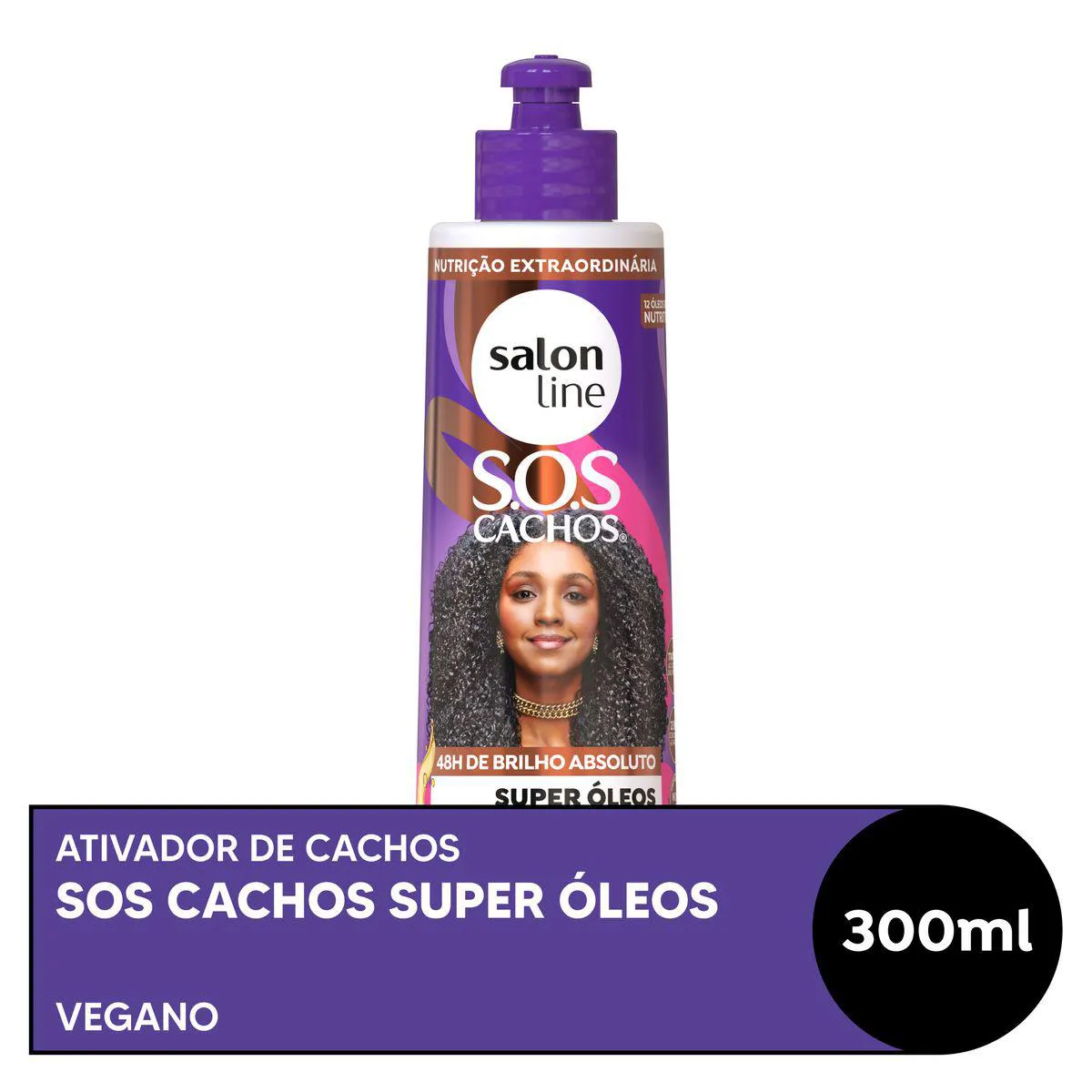 ativador de cachos salon line óleo de manga